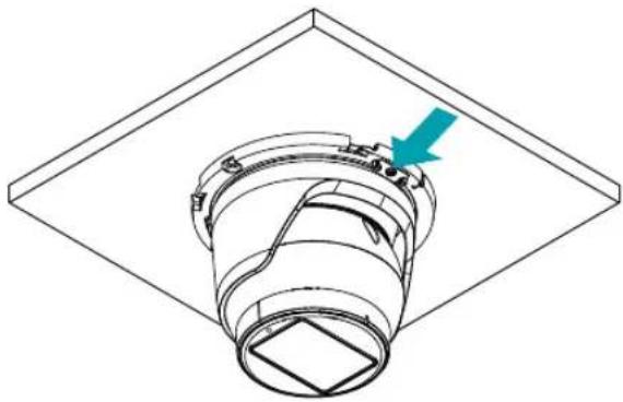 IDIS DC-D4532WERA - Use the screws, anchor provided with the camera to secure the install bracket on a wall or a ceiling. - 3