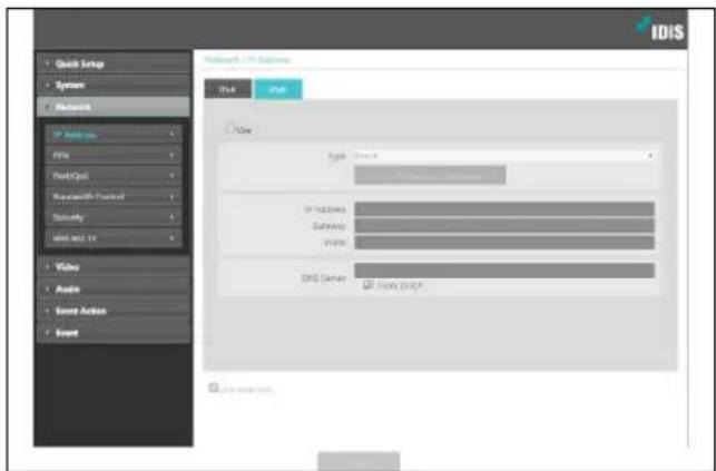IDIS Network 10-Address File Edit View Data Key: Data On Options Set Options Host IDIS Server Host Click Start Window Help