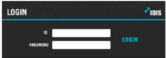 LOGIN IDIS ID PASSWORD LOGIN