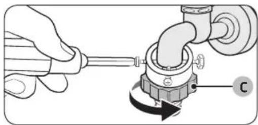 SAMSUNG WA11CG5441BD - Connecting to a non-threaded water tap (applicable models only) - 4