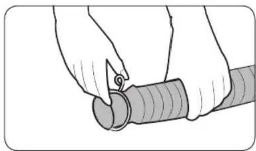 SAMSUNG WA11CG5441BD - STEP 4 Position the drain hose - 1