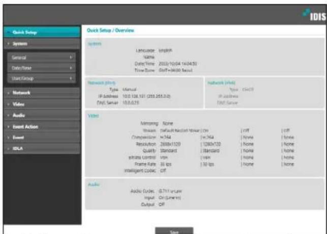Quick Setup / Overview System Language: English Name: Date/Time: 2023/10/04 14:04:20 Time Zone: Shift+F6000 Audio Network type: Type: Manual IP Address: 10.0.138.151 (203.255.3.0) Only Server: 10.0.675 Network (Host) Type: C#C9 IP Address: Only Server Video Memory: None Thesis: Default Required Version On: Off: Off Compression: H-NA Resolution: 2688x120 Quality: Standard Shrata Control: Iron Frame Rate: 30 fps Intelligent code: Off Audio Audio Colors: 0.711 x purple Input: On (Current) Output: Off Add Start