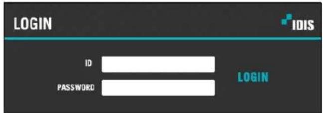 LOGIN IDIS ID PASSWORD LOGIN