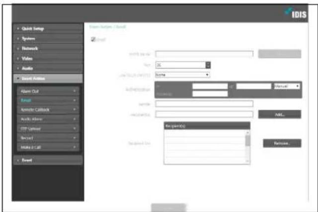 IDIS Quick Setup System Network Video Audio Send Audio Alarm Out Send Connector Callback Apple Archive FTP Correct Secret Make a List Send Send Audio / Send Email Send to: 01 Name: 36 Send To: 01/01/2023 Address: Name: Authentication: Send to: Send to: Send to: Send to: Send to: Send to: Send to: Send to: Send to: Send to: Send to: Send to: Send to: Send to: Send to: Send to: Send to: Send to: Send to: Send to: Send to: Send to: Send to: Send to: Send to: Send to: Send to: Send to: Send to: Send to: Send to: Send to: Send to: Send to: 01/01/2023 Send to: 01/01/2023 Send to: 01/01/2023 Send to: 01/01/2023 Send to: 01/01/2023 Send to: 01/01/2023 Send to: 01/01/2023 Send to: 01/01-01/01/2023 Send to: 01/01-01/01/2023 Send to: 01/01-01/01/2023 Send to: 01/01-01/01/2023 Send to: 01/01-01/01/2023 Send to: 154789 Send to: 154789 Send to: 154789 Send to: 154789 Send to: 154789 Send to: 154789 Send to: 154789 Send to: 154789 Send to: 154789 Send to: 154789