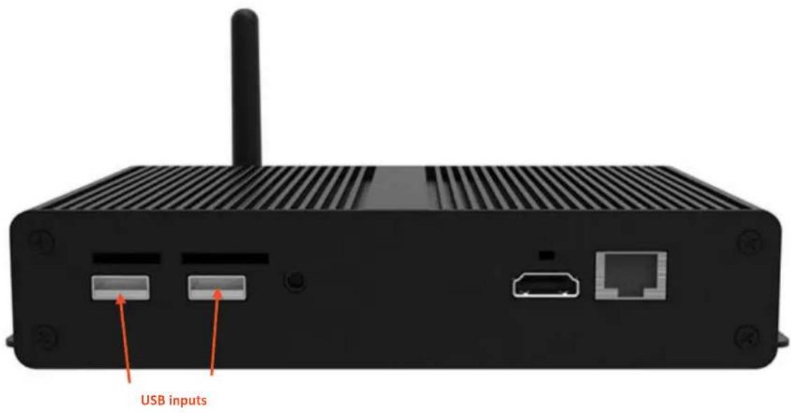 USB inputs