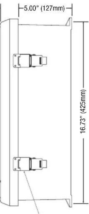 5.00" (127mm) 16.73" (425mm)