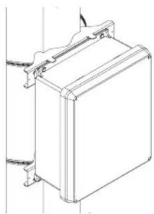 Altronix NetWay4E1WP - Pole Mounting Using Optional Pole Mount Kit PMK1 (NetWay4E1WP) or PMK2 (NetWay4E1WPX): - 5