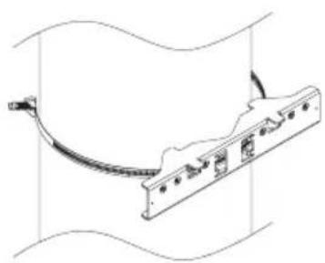 Altronix NetWay4E1WP - Pole Mounting Using Optional Pole Mount Kit PMK1 (NetWay4E1WP) or PMK2 (NetWay4E1WPX): - 1