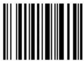 Black and white barcode image with vertical lines on both sides