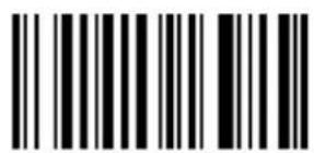 Black and white barcode image with vertical bars on both sides