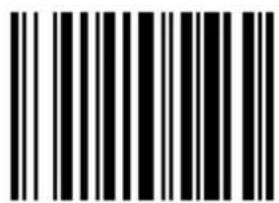 Black and white barcode image with vertical lines on both sides