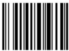 Black and white barcode image with vertical lines on both sides