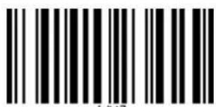Black and white barcode image with vertical lines and a small 'F' mark at the bottom center.