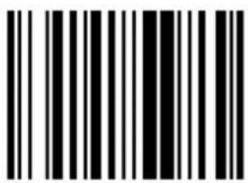 Black and white barcode image with vertical lines on both sides