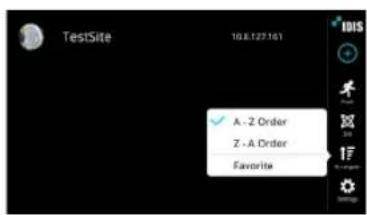 TestSite 10.8.127.161 ✓ A - Z Order Z - A Order Favorite