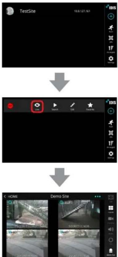 IDIS Mobile - Grid UI - 9