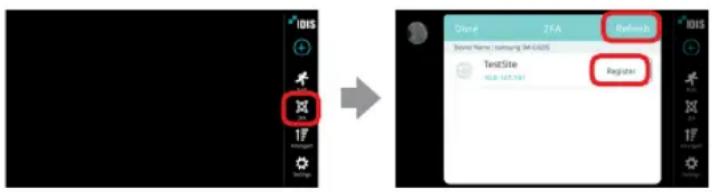 DIS 2FA Refresh Send 2FA Test Site Register 10.0 - 17.751