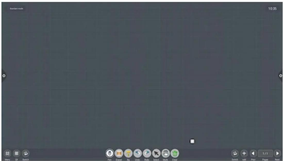 Standard mode 10:35 Menu Off Switch Pam Eraper Big Undo Rulo Select Multi Clear Switch Add Prev Pages Next