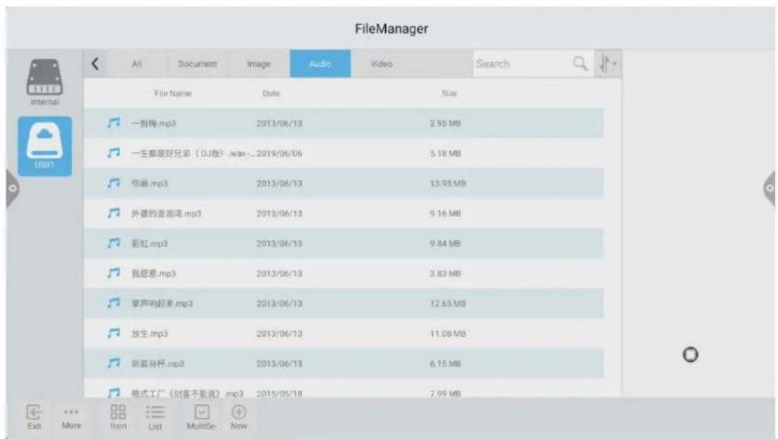 FileManager All Document Image Audio Video Search File Name Date Size 一阶梅.mp3 2013/06/13 2.95 MB 一生都是好兄弟(DJ版).wav...2019/06/06 5.18 MB 你赢.mp3 2013/06/13 13.95 MB 外婆的澎湖湾.mp3 2013/06/13 9.16 MB 彩虹.mp3 2013/06/13 9.84 MB 我愿意.mp3 2013/06/13 3.83 MB 掌声响起起.mp3 2013/06/13 12.65 MB 放生.mp3 2013/06/13 11.08 MB 听真马杆.mp3 2013/06/13 6.15 MB 格式工厂《时客不能说》.mp3 2015/05/18 7.99 MB Exit More Icon List MultiSe New