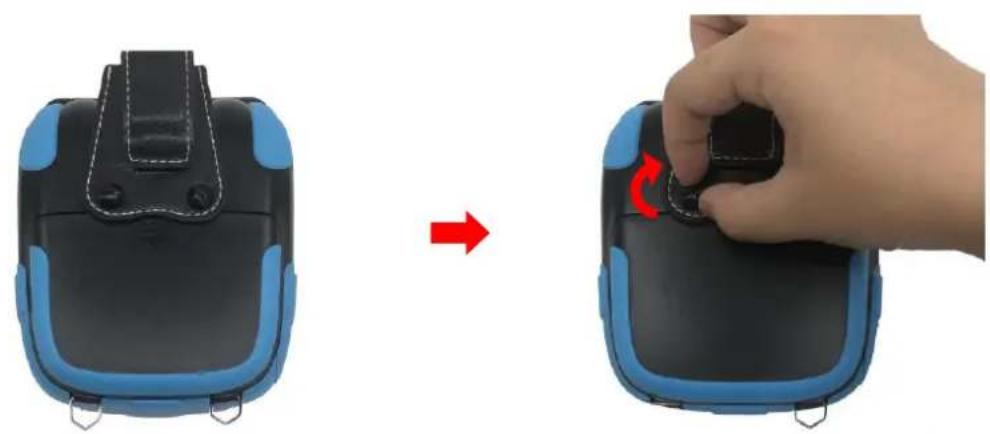 Unitech SP320 - How to Attach Belt Buckle - 2