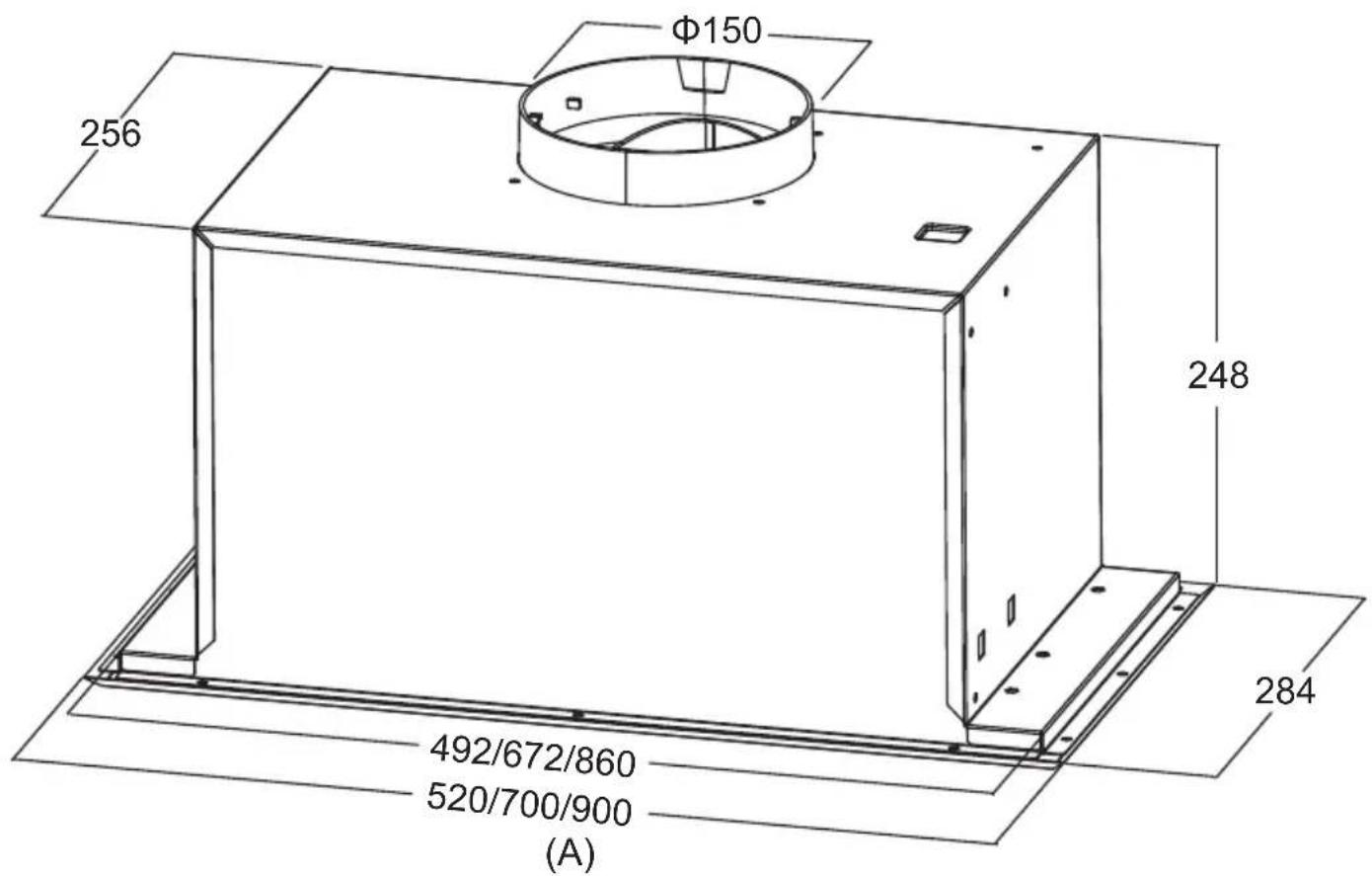 Φ150 256 248 284 492/672/860 520/700/900 (A)