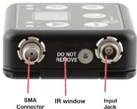 DO NOT REMOVE SMA Connector IR window Input Jack