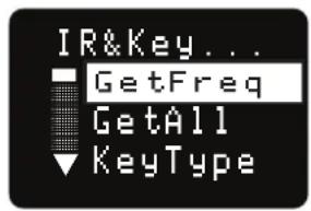 IR&Key... GetFreq GetAll KeyType