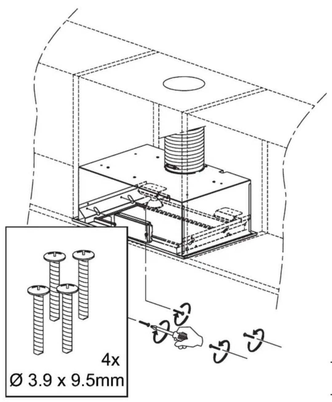 4x Ø 3.9 x 9.5mm