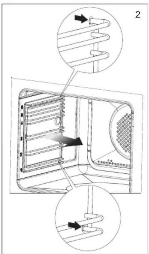 Technical diagram showing internal components of a device with labeled parts and directional arrows indicating flow or movement.