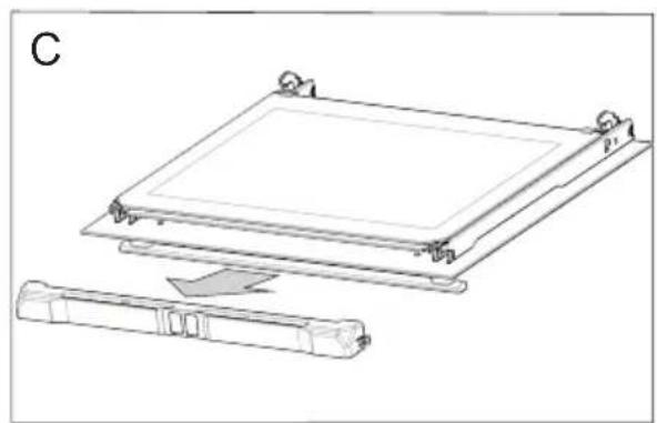 Hansa BOES69871 - Removing the inner panel - 2
