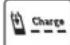 FLYMO 18V EasiBlowVac - Battery charge indicator on the battery charger [Fig. O3] - 1