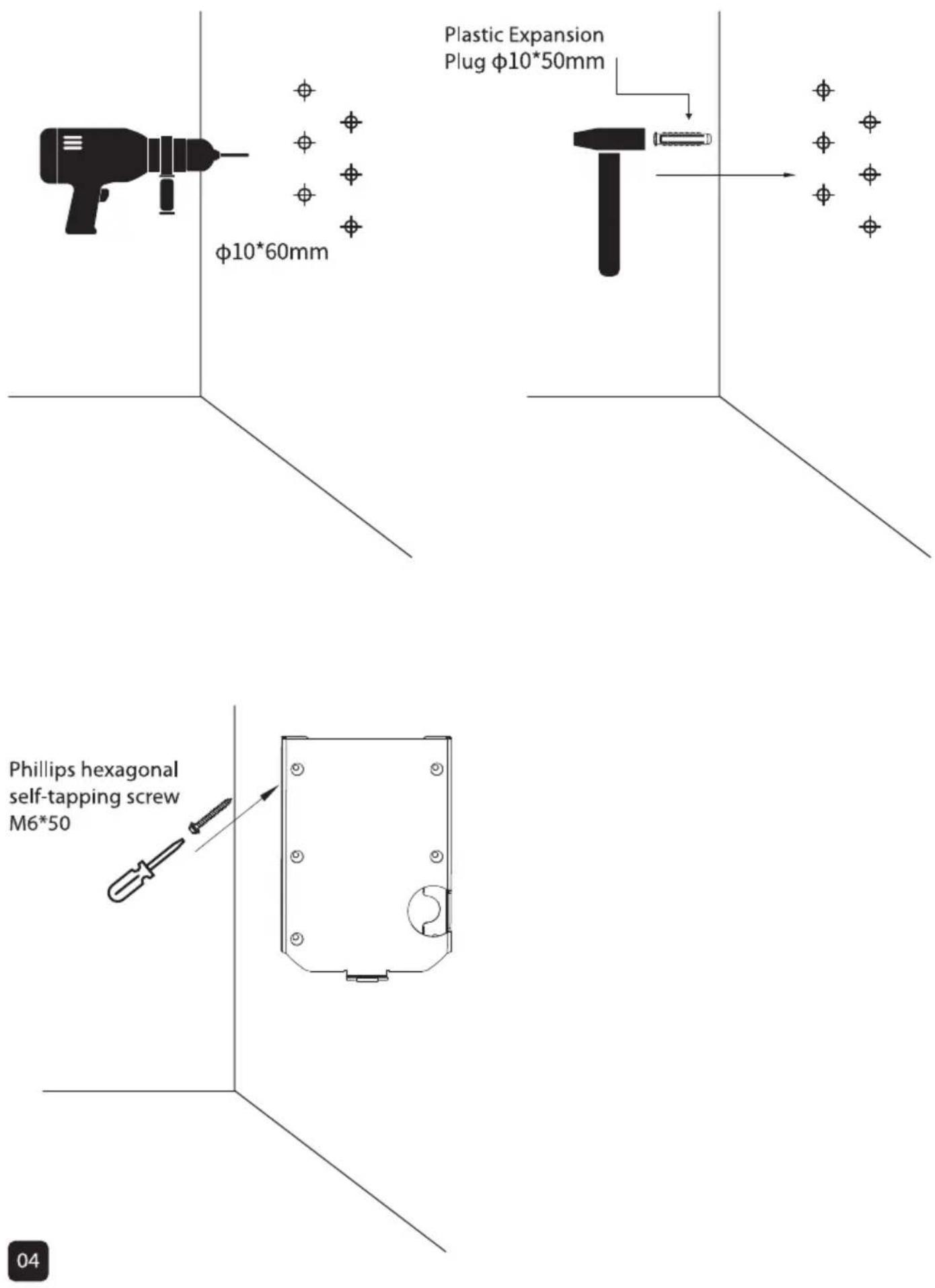 BLAUPUNKT BW3P32ASS - Drilling holes - 2