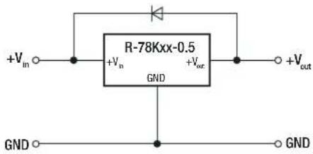 R-78Kxx-0.5 +Vin +Vin GND +Vsc +Vout GND