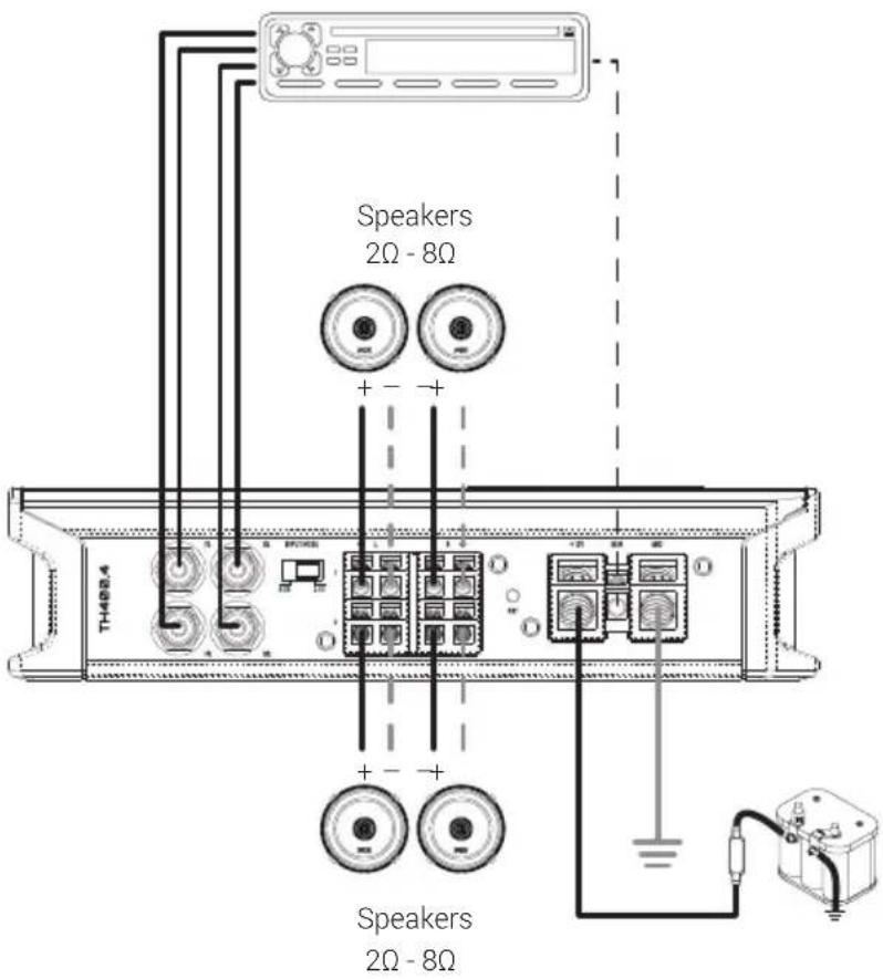 Speakers 2Ω - 8Ω TH488.4 Speakers 2Ω - 8Ω