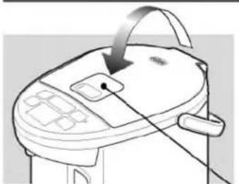 Zojirushi CD-NAC50 - Close the Upper Lid and connect the Power Cord. - 1