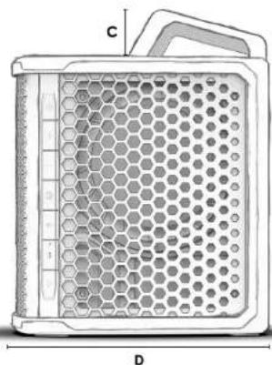 Wet Sounds WS-L - PRODUCT DIMENSIONS - 2