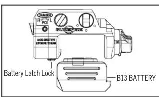 BATTERY LATCH LOCK B13 BATTERY