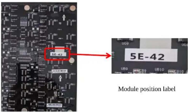 5E-42 5E-42 Module position label