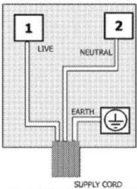 LEISURE Chefmaster CC90F531 - Connecting the power cable - 1