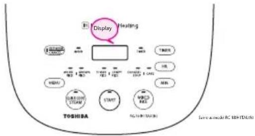 TOSHIBA RC-10IH1TAUN - Method of pre-setting cooking time - 2