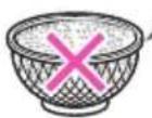 TOSHIBA RC-10IH1TAUN - Please do not drain off with shallow basket after rice washing - 1
