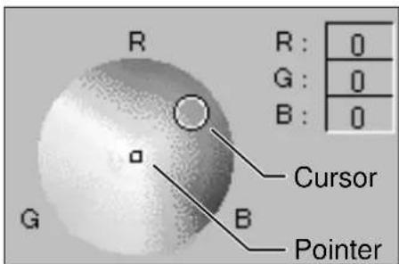 R G: 0 B: 0 a Cursor B Pointer
