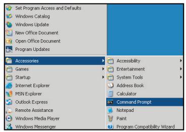 Set Program Access and Defaults Windows Catalog Windows Update New Office Document Open Office Document Program Updates Accessories Games Startup Internet Explorer MSN Explorer Outlook Express Remote Assistance Windows Media Player Windows Messenger Accessibility Entertainment System Tools Address Book Calculator Command Prompt Notepad Paint Program Compatibility Wizard