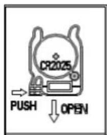 CR2025 PUSH OPEN