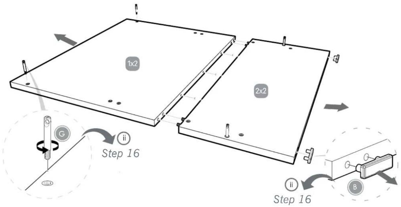 1x2 2x2 Step 16 G ii Step 16 ii Step 16 B