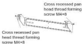 Cross recessed pan head thread forming screw M4×8 Cross recessed pan head thread forming screw M4×8
