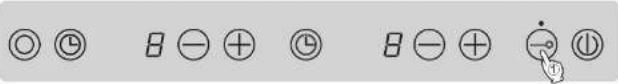 Row of simple electrical symbols including circled, minus, and plus signs with a cursor pointing to the minus symbol