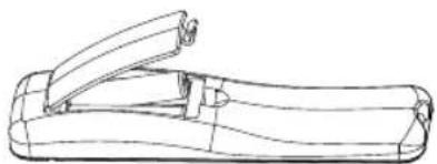 BUSH SR190DG - Inserting batteries - 1