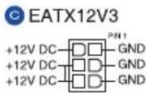 ASUS Pro E800 G4 - Power connectors - 3