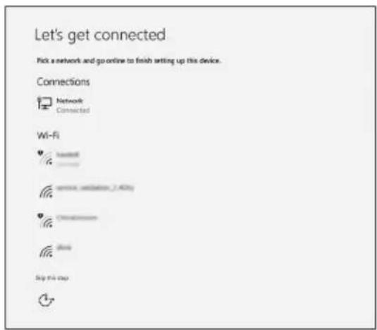 Let's get connected Pick a network and go online to finish setting up this device. Connections Network Connected Wi-Fi localhost service availability 2.4GHz Stop this trip